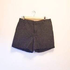 Black and White Dress Shorts